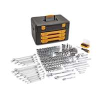 (KDT-80972) 12 Point Mechanics Tool Set in 3 Drawer Storage Box, 243Pc