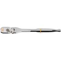 (KDT-81012XP) 1/4in Drive 120XP Full Polish Chrome Flex Head Teardrop Ratchet