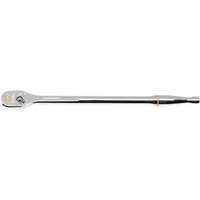 (KDT-81034XP) 1/4in Drive 120XP Full Polish Chrome Extra Long Handle Teardrop Ratchet