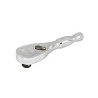 (KDT-81209T) 3/8IN Drive 90 Tooth Full Polish Stubby Teardrop Ratchet