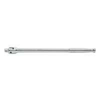(KDT-81307) 1/2" Dr. Full Polish Flex Handle, 15"
