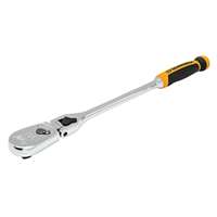 (KDT-81371T) 1/2IN Drive 90 Tooth Cushion Grip Locking Flex Head Teardrop Ratchet 17IN