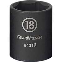 (KDT-84314N) 3/8" Drive 6 Point Standard Impact Metric Socket 13mm