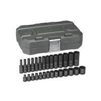 (KDT-84901) 28 Pc. Impact METRIC Standard & Deep Socket Set, 1/4" Dr.