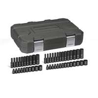 (KDT-84902) 48 Pc. 1/4" Drive 6 Point SAE/Metric, Standard & Deep Impact Socket Set