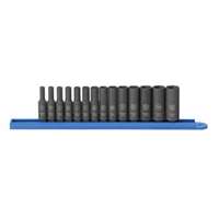 (KDT-84909) 14 Pc. 1/4 Drive Impact Socket Set Metric Deep