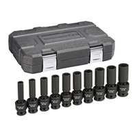 (KDT-84945N) 10 Pc. 1/2" Drive Metric Deep Universal Socket Set