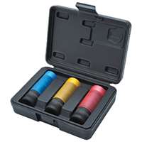 3 Pc. Metric High-Strength Wheel Protector Impact Socket Set