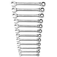 (KDT-85597) 12 pc Ratcheting Open End Combination Wrench Set