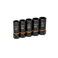 (KDT-86070) 5 Pc. 1/2" Drive Bolt Biter Deep Extraction Socket Set
