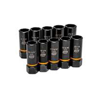 (KDT-86071) 10 Pc. 1/2" Drive Bolt Biter Deep Extraction Socket Set