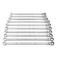 120XP Universal Spline Metric XL Flex GearBox Ratcheting Wrench Set, 10Pc
