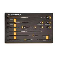 (KDT-86524) 17 pc. 1/4", 3/8", 1/2" Impact Drive Tool Accessories Set with EVA Foam Tray