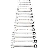 (KDT-86928) 16 Piece 90-Tooth 12 Pt MET Ratcheting Comb WR