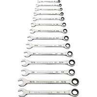 (KDT-86959) 14 Piece  90-Tooth 12 Pt SAE Ratcheting Comb WR