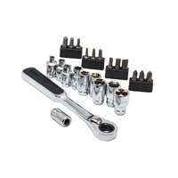 (KDT-8923) 23 Pc. 1/4" Drive 6 Point Metric Pass-Thru Socket and Bit Set