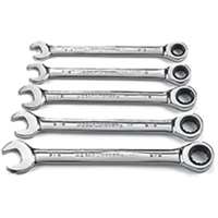 (KDT-93005) 5 pc. Combination Ratcheting Wrench Set SAE