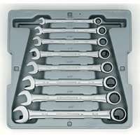 (KDT-9308D) 8 Pc. Combination Ratcheting Wrench Set SAE
