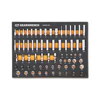 68 Piece 1/4” Dr Master SAE Socket Set in Foam Storage Tray