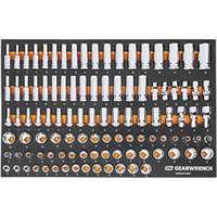 104 Pc. 3/8” Drive Master Metric Socket Set in Foam Storage Tray