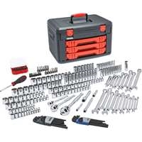Gearwrench 80940 - 219 Pc. 1/4", 3/8", and 1/2" Drive Metric & SAE Socket & Ratchet Set