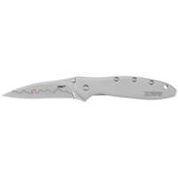 (KER-1660CB) Leek Knife w/ Sandvik Stainless-steel/CPM-D2 Composite Two tone SS Blade
