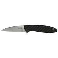 (KER-1660CF) Ken Onion Leek Carbon Fiber Folding Knife with SpeedSafe Opening