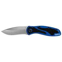 (KER-1670NBSW) Blur, Stonewashed Knife, Blue
