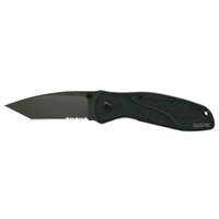 (KER-1670TBLKST) Ken Onion Tactical Blur Knife - Serrated