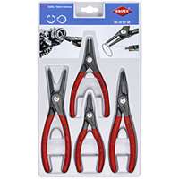 (KNT-002003SB) 4 Piece Precision  Internal & External  Snap Ring Pliers Set