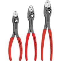 (KNT-002006US4) 3 Pc TwinGrip Pliers Set, Plastic Dipped (6", 8", 10")