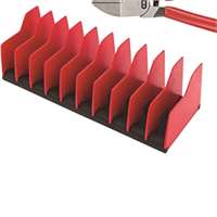 10 PC RED PLASTIC TOOL HOLDER