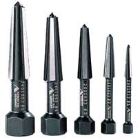(KNT-9R4719003) Screw Extractor Double-Edged Set 5 Parts (Size 1-5 In Vinyl Pouch)