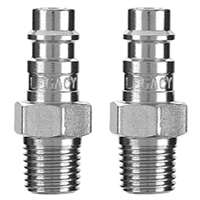 (LEG-A53440FZ-2PK) PLUG, 1/4", 1/4" MNPT 2PK