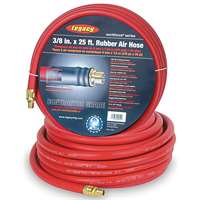 (LEG-HRE3850RD2) Workforce Air Hose, 3/8 in. x 50 ft., 1/4 Fittings, Rubber, Red