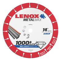 METALMAX Diamond Edge Cutoff Wheel, CH 14" x 1"
