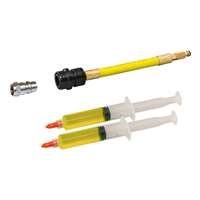 Tracerline LF020CS - Solo-shot Universal A/c Leak Detection Kit With (2) Single-use Disposable Syringes, Pre-filled With Universal Dye, R-134a Hose/coupler And Purge Fitting, Clamshell **