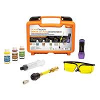 Tracerline LF021 - A/c And Fluid Leak Detection Kit With (1) 1oz Bottles Of Universal A/c, Fluid And Coolant Dyes. Includes (1) Re-usable Syringe, R-134a Hose/coupler And Purge Fitting, Uv Lamp And Fluorescence-enh