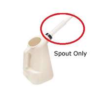 (LIS-19742) White Spout & Threaded Collar