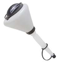 (LIS-19832) 1.6 Quart Plastic Funnel with Lid & Spout Cap