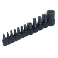 (LIS-26530) 12 pc. Master Tamperproof Torx Bit Set