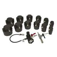 14 Pc. Turbo Air System Test Kit with Smoke Adapter
