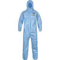 (LKD-SSG428B-2X3X) SafeGard® SMMS Global Pattern Coverall - Respirator Fit Hood, 2X/3X