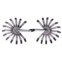 (LNG-3275A) 26-Blade Offset Feeler Gauge 4" Long