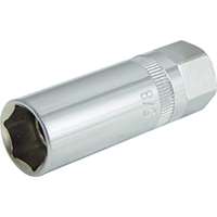 (LNG-528) 3/8" Dr Magnetic Spark Plug Socket, 5/8"