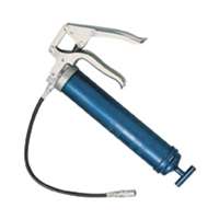Heavy-Duty Pistol Grip Manual Grease Gun with 18" Whip Hose and Coupler