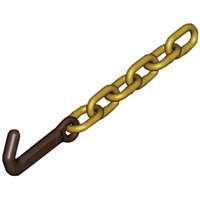 (MCL-6317) Tie Down "J" Hook with 3/8" Chain