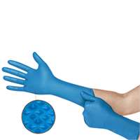 MICROFLEX 93-283, Nitrile Disposable Glove with Raised Grip, Double XL