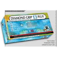 (MFX-DGP350XL) Diamond Grip Plus Powder-Free Latex Examination Gloves, Natural, XL