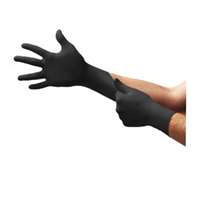(MFX-MK296S) MidKnight Powder-Free Nitrile Examination Gloves, Black, Small